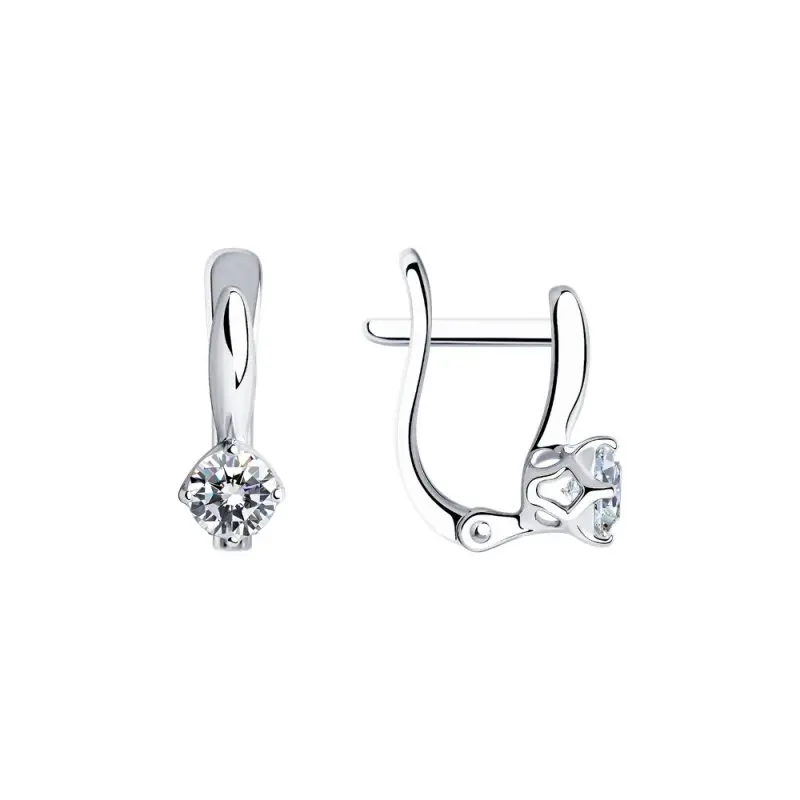 Серьги детские из серебра