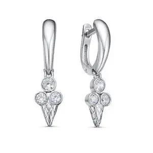 Серьги детские из серебра
