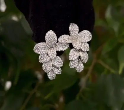 Серьги с английским замком из серебра