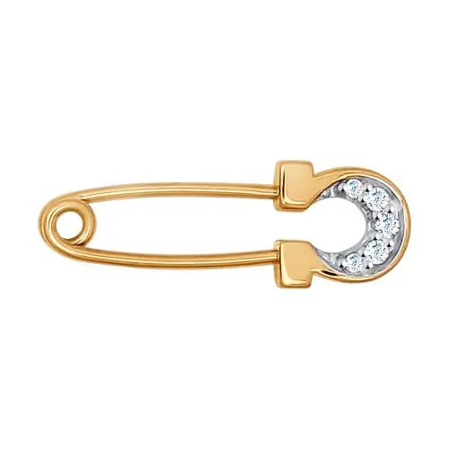 Булавка из красного золота