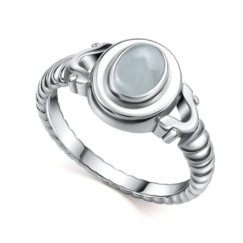 Кольцо декоративное из серебра