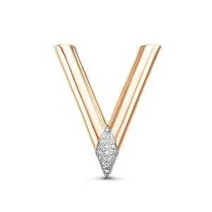 Подвеска декоративная из красного золота