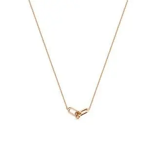 Цепь колье из красного золота
