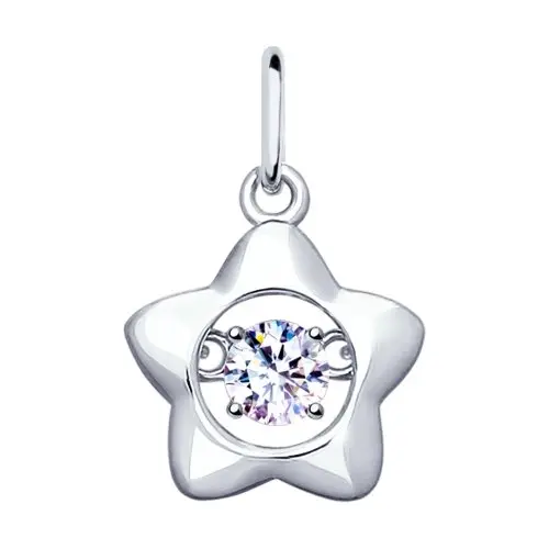 Подвеска декоративная из серебра