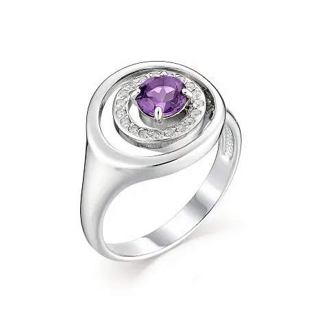 Кольцо декоративное из серебра