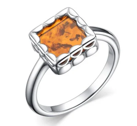 Кольцо декоративное из серебра