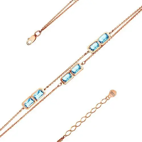 Браслет декоративный из красного золота