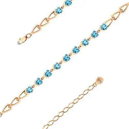 Браслет декоративный из красного золота