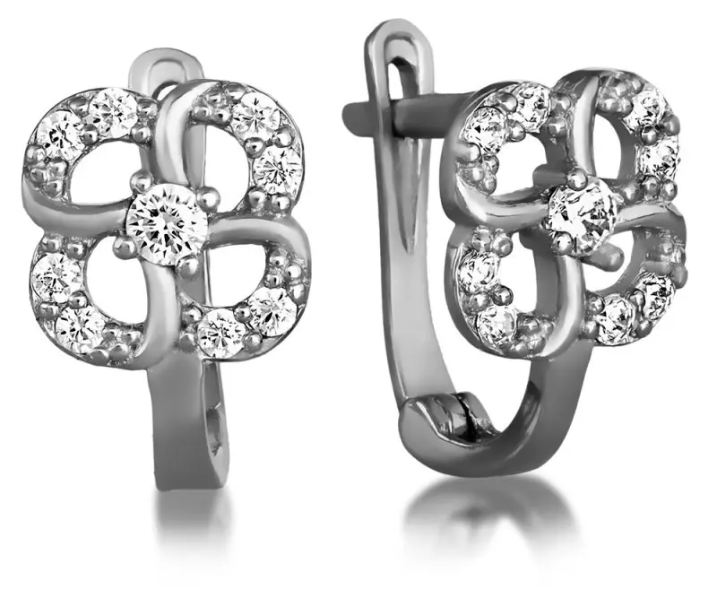 Серьги детские из серебра