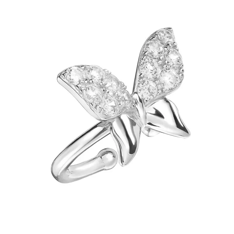 Серьги каффы из серебра