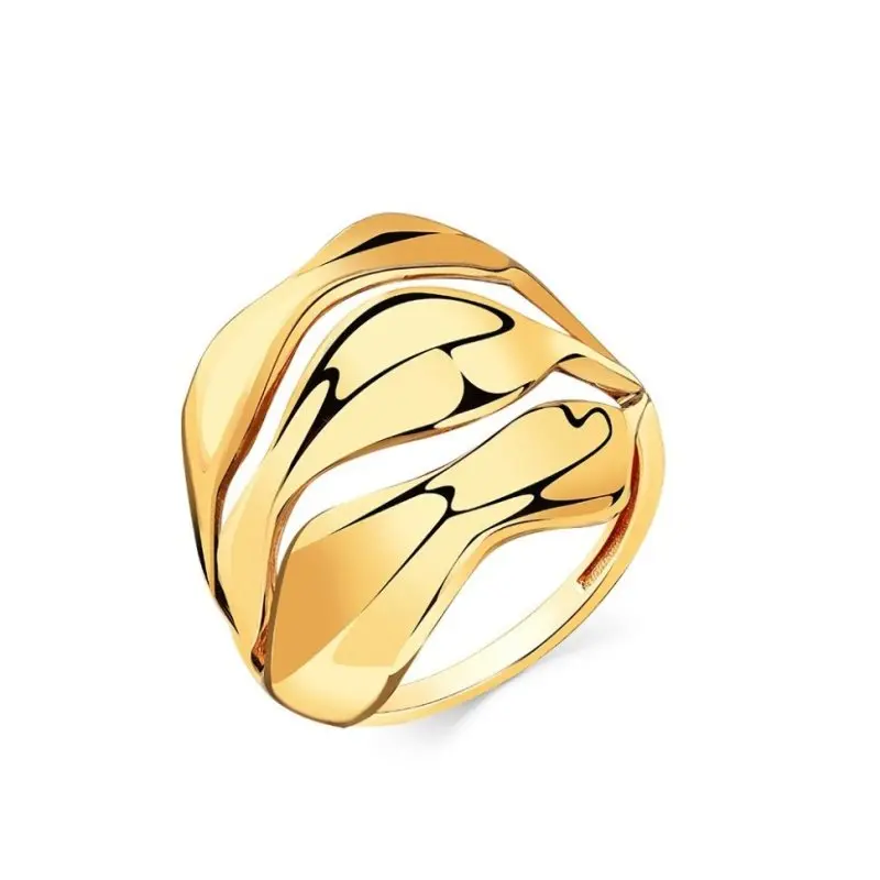 Кольцо декоративное из красного золота