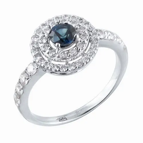 Кольцо декоративное из белого золота Кольцо декоративное из белого золота