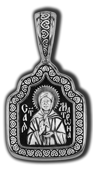 Подвеска икона из серебра