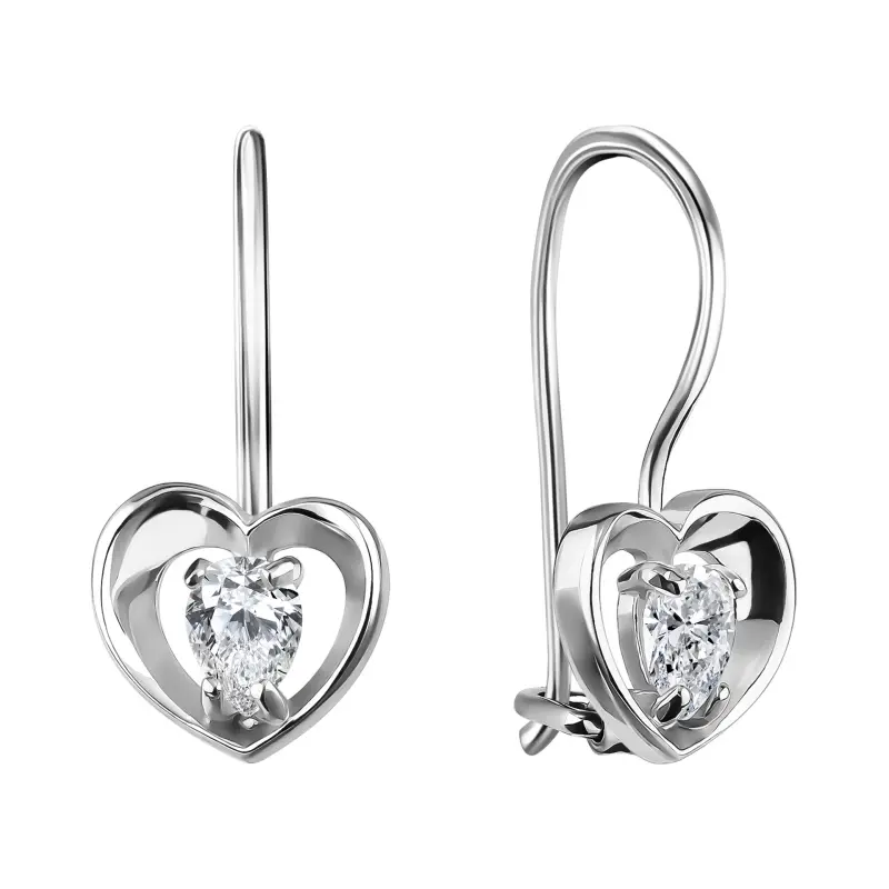 Серьги детские из серебра