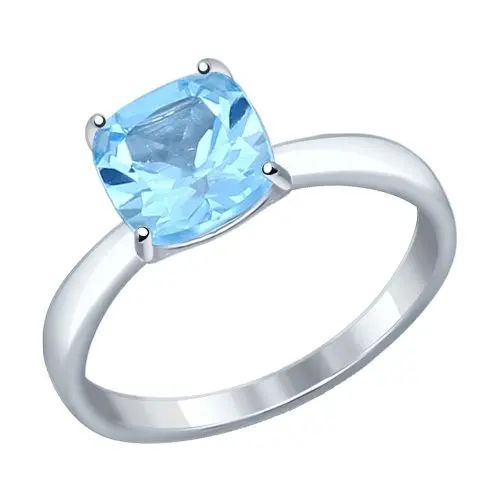 Кольцо декоративное из серебра