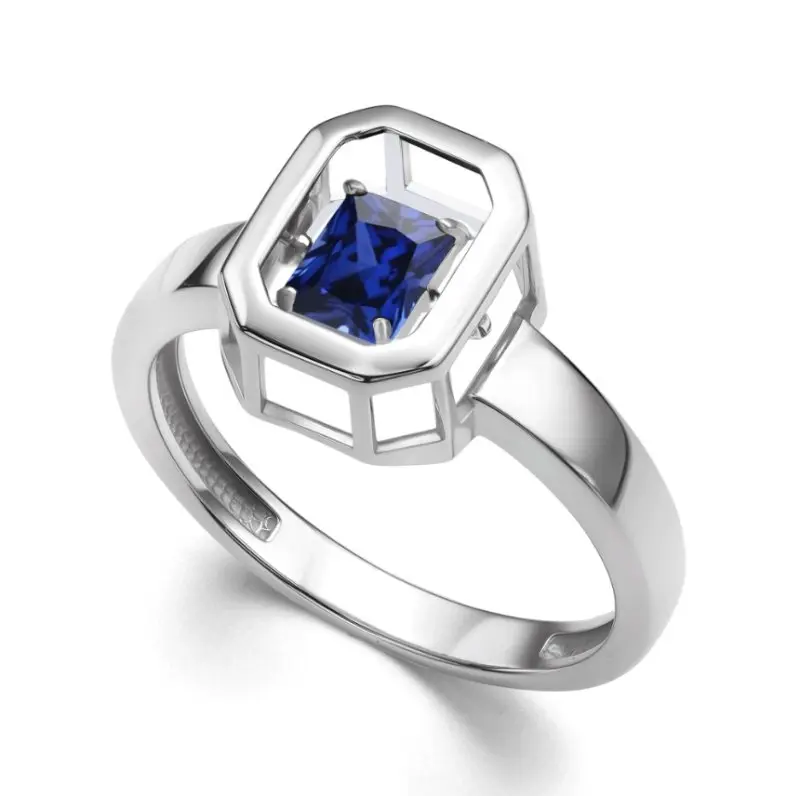 Кольцо декоративное из серебра