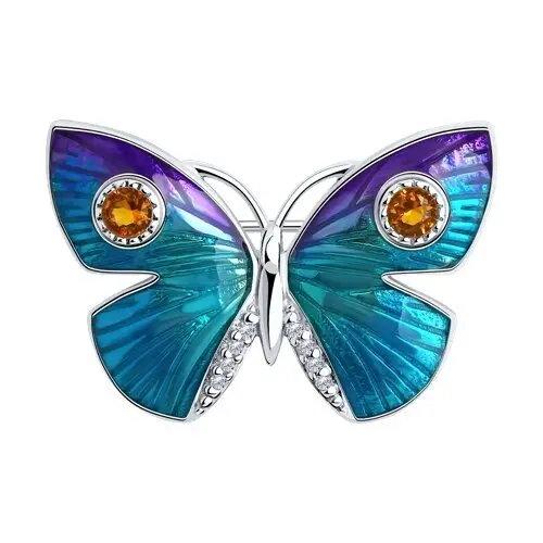 Брошь из серебра