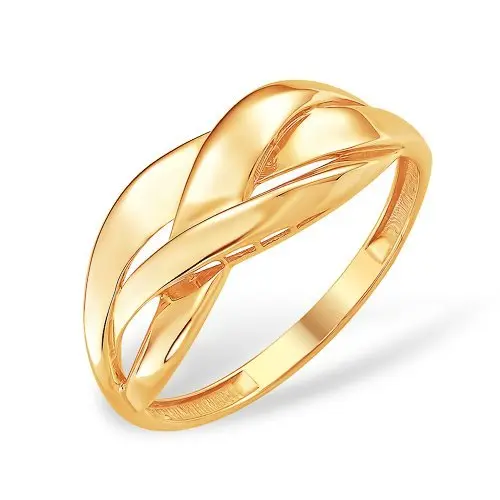Кольцо декоративное из красного золота