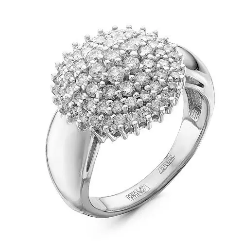 Кольцо декоративное из белого золота Кольцо декоративное из белого золота