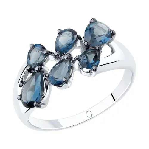 Кольцо декоративное из серебра