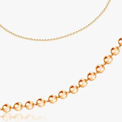 Цепь из красного золота