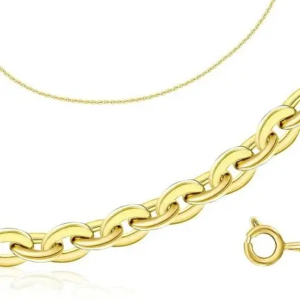 Браслет цепочный из желтого золота