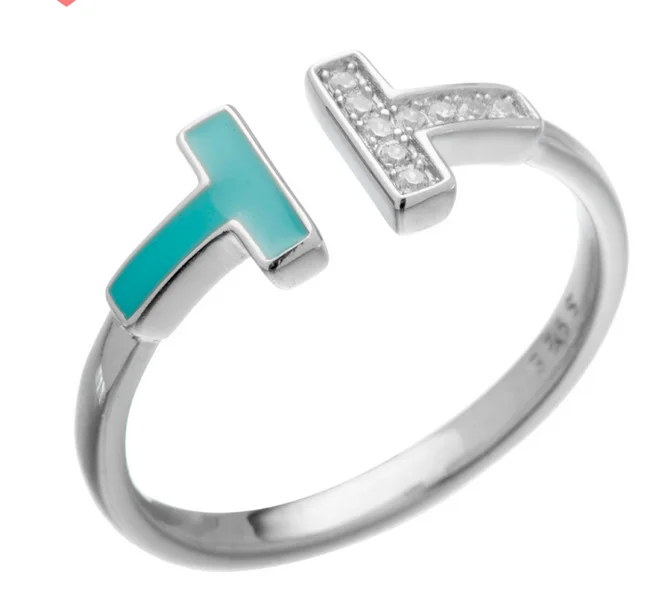 Кольцо декоративное из серебра