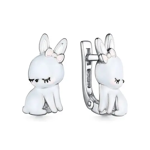 Серьги детские из серебра