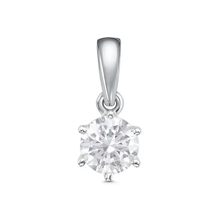 Подвеска декоративная из белого золота