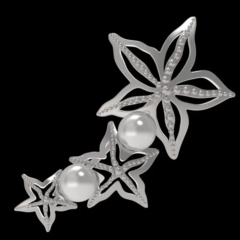 Брошь из серебра