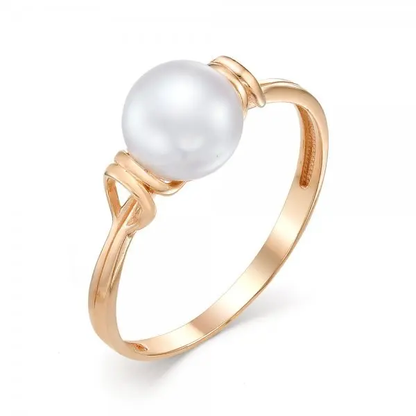 Кольцо декоративное из красного золота