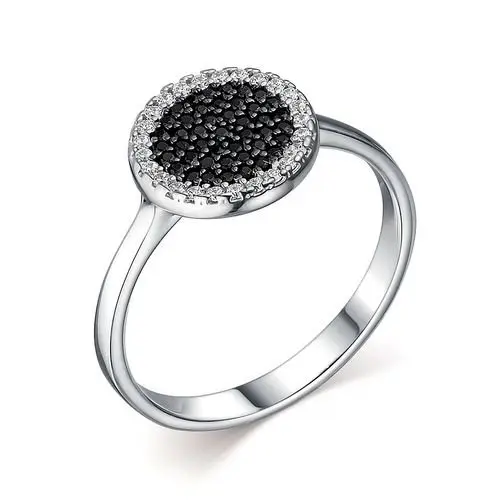 Кольцо декоративное из серебра