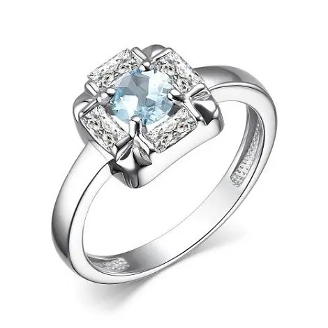 Кольцо декоративное из серебра