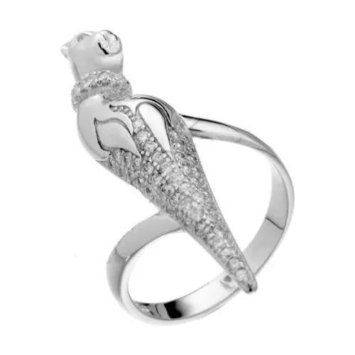 Кольцо декоративное из серебра