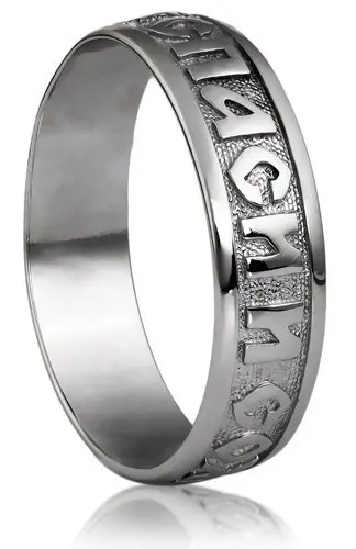 Кольцо православное из серебра