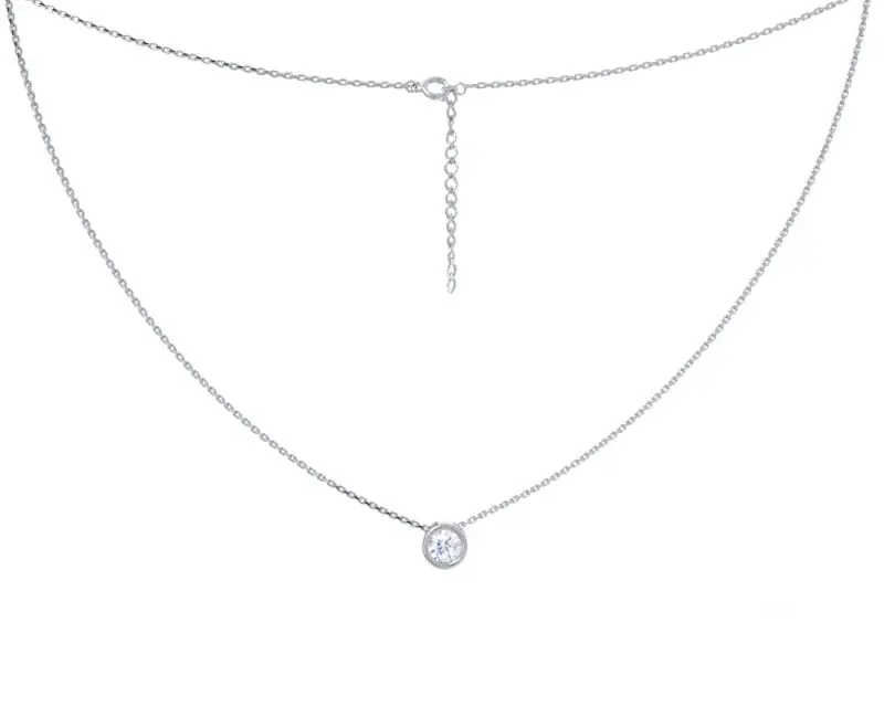 Цепь колье из серебра