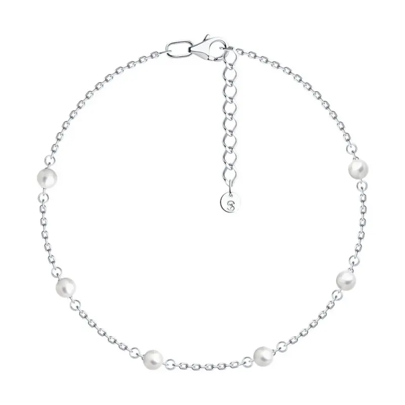 Браслет декоративный из серебра