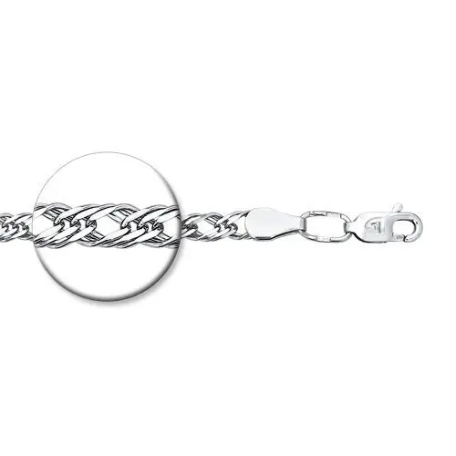 Браслет цепочный из серебра