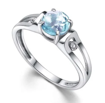 Кольцо декоративное из серебра