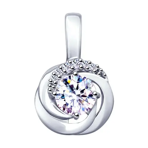 Подвеска декоративная из серебра