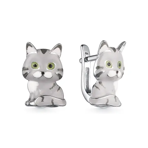 Серьги детские из серебра