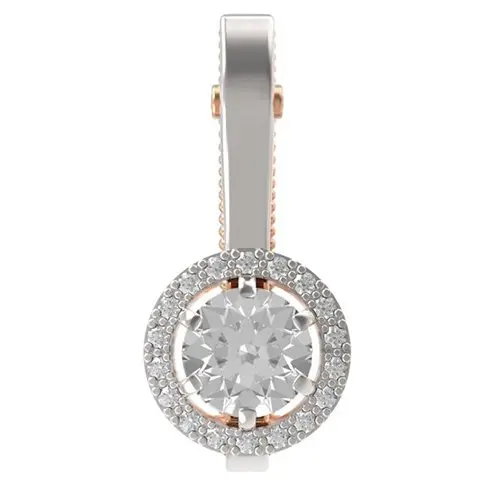 Подвеска декоративная из комбинированного золота