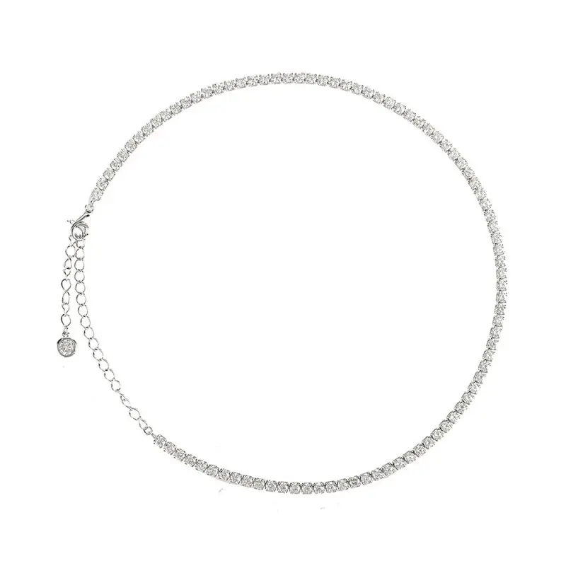 Цепь колье из серебра