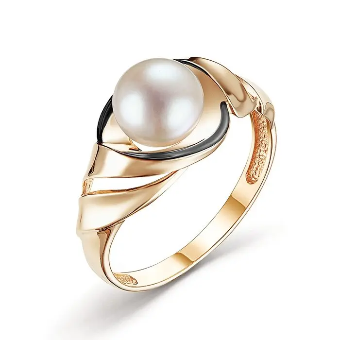 Кольцо декоративное из красного золота