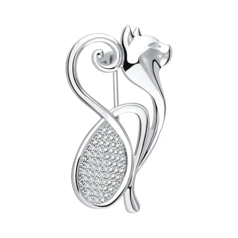 Брошь из серебра