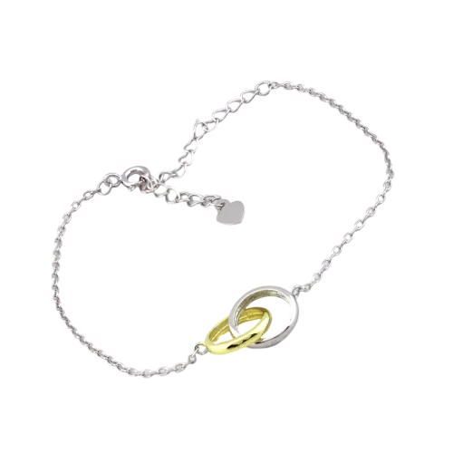 Браслет декоративный из серебра