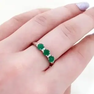 Кольцо декоративное из серебра