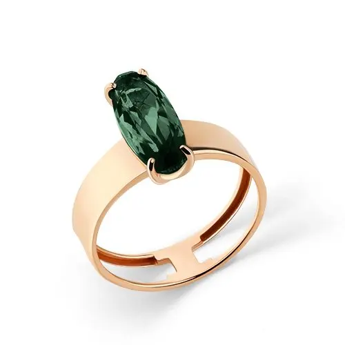 Кольцо декоративное из красного золота