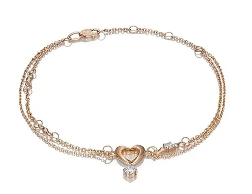 Браслет декоративный из комбинированного золота