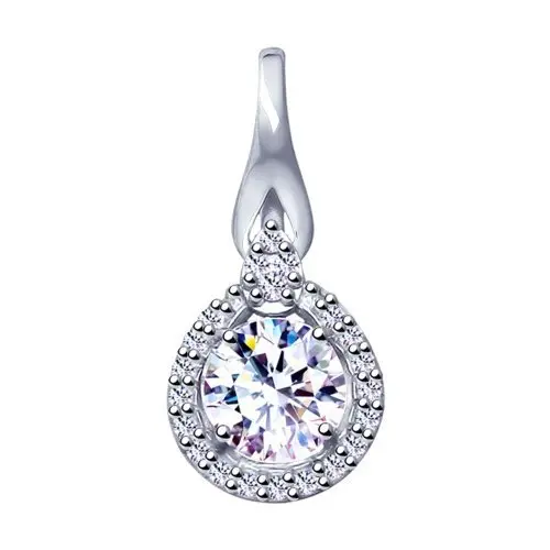 Подвеска декоративная из серебра